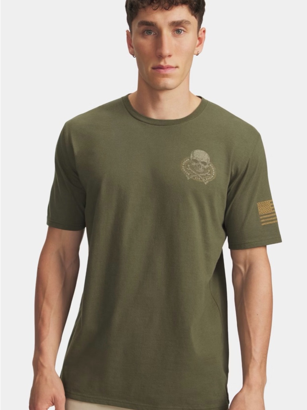Under Armour Freedom Fire Skull T-shirt